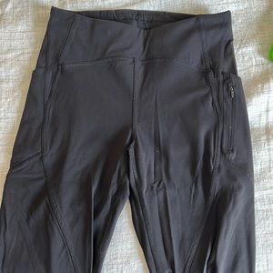 Lululemon brushed leggings. Black size 8, length 28